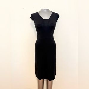 Banana republic size 0, black knit dress